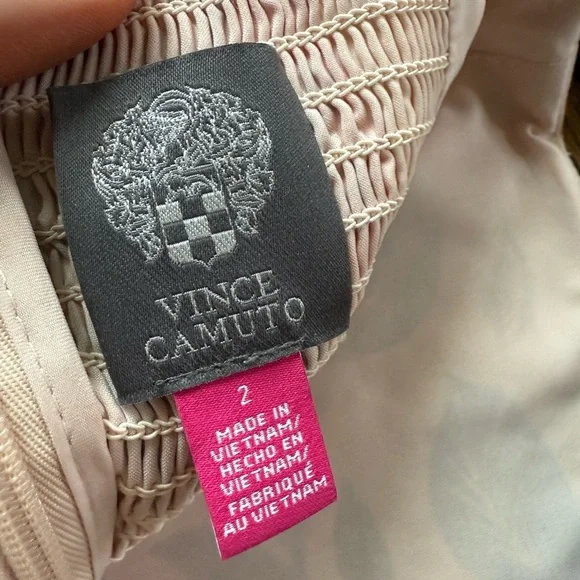 Euc- Vince Camuto Floral Off the Shoulder Stretch Cotton Midi Dress- size 2 - Picture 9 of 9